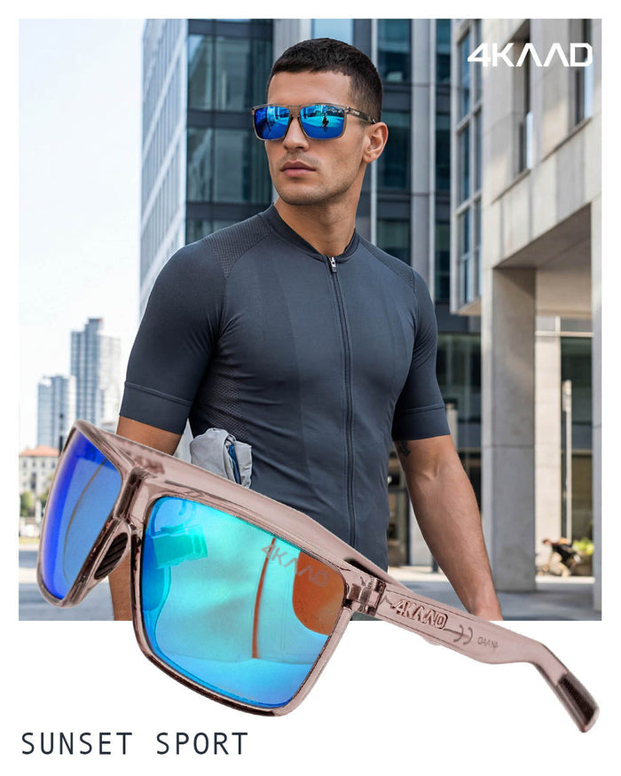 Gafas deportivas 4KAAD SUNSET Sport con lente espejo multicapa