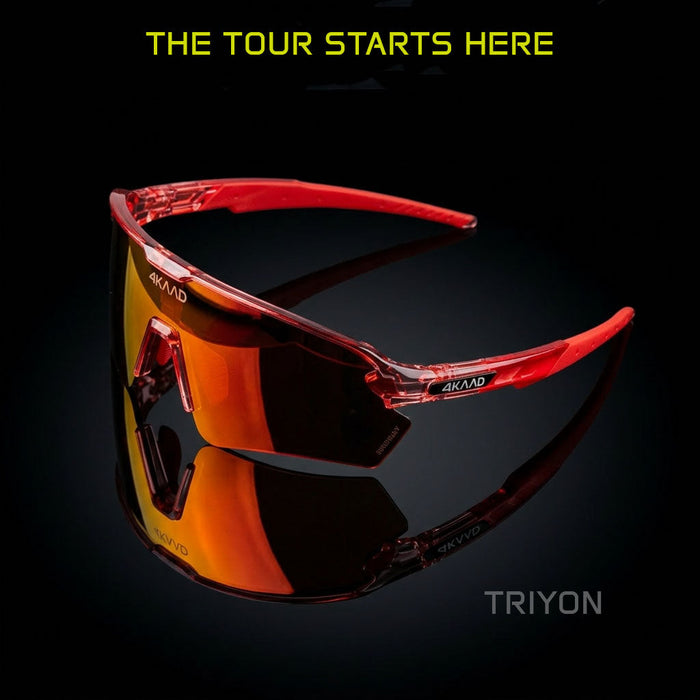 Gafas deportivas 4KAAD TRIYON rojas: el Tour de France arranca en Barcelona