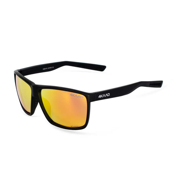 Gafas de ciclismo 4KAAD SUNSET SPORT negro-rojo para rutas por Andalucía