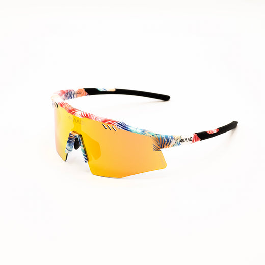 MIRADOR AEROLITE 2 TRI rojo palma-azul — Gafas de triatlón · Lente espejo naranja