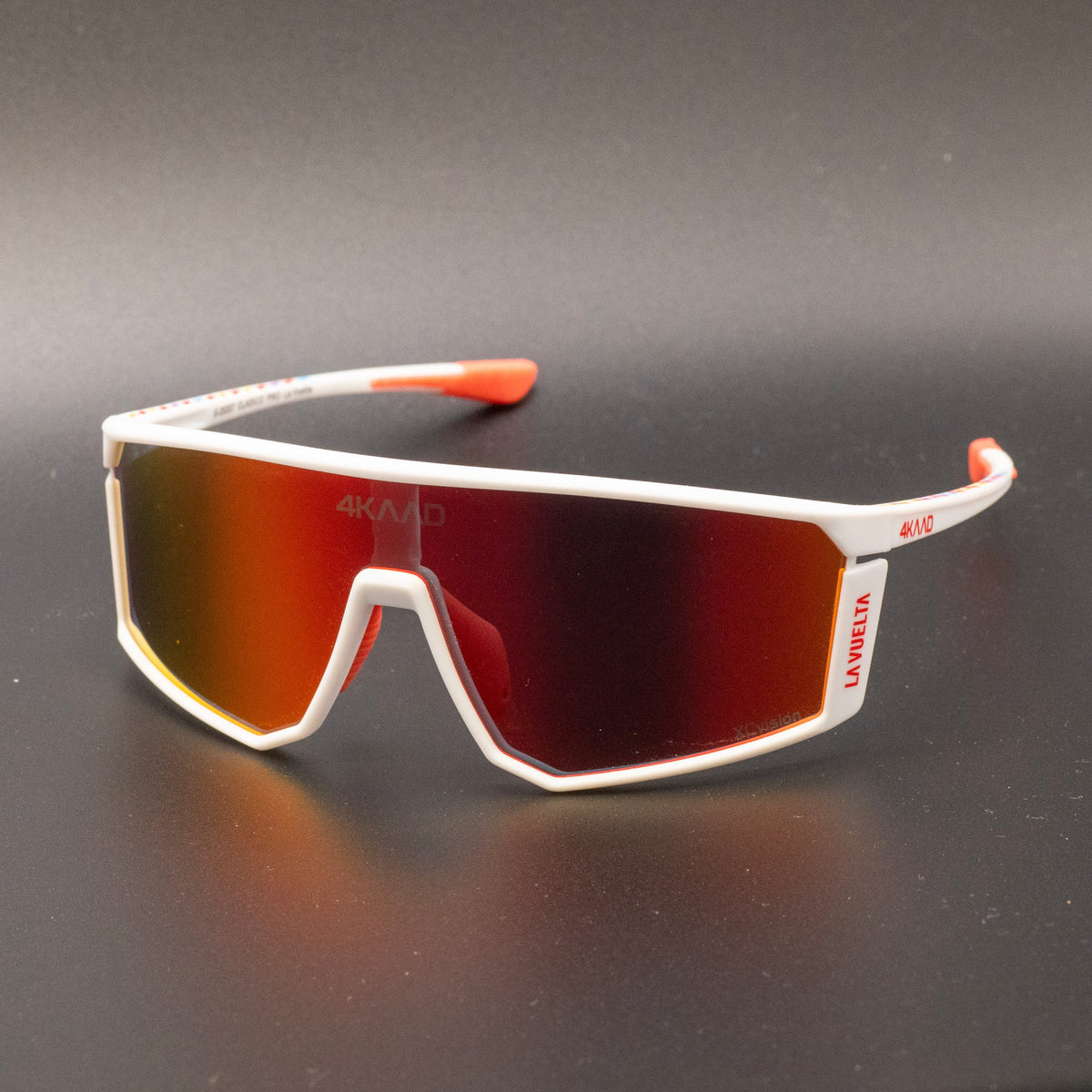 CLASICO PRO La Vuelta white , red multilayer mirror