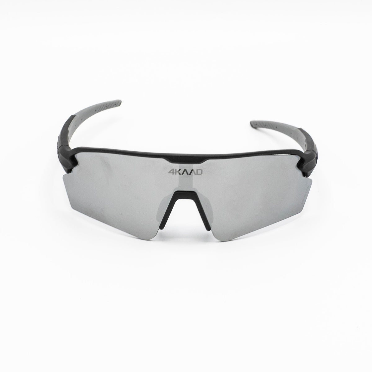 TRIYON — Gafas deportivas negro-gris · Lente espejo plata