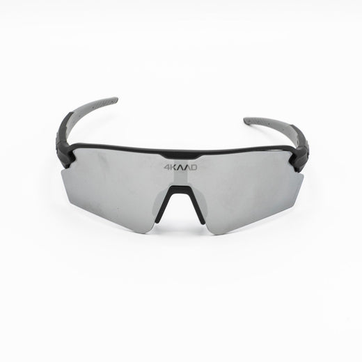 TRIYON — Gafas deportivas negro-gris · Lente espejo plata