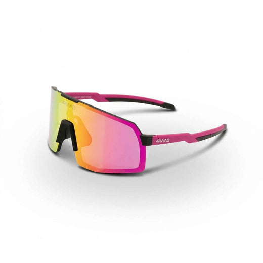 BEAT RACE — Gafas de ciclismo rosa-blanco · Lente espejo multicapa XCvision UV400