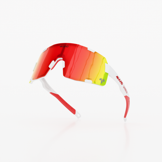 AXENTO La Vuelta — Gafas fotocromáticas blancas · Edición oficial